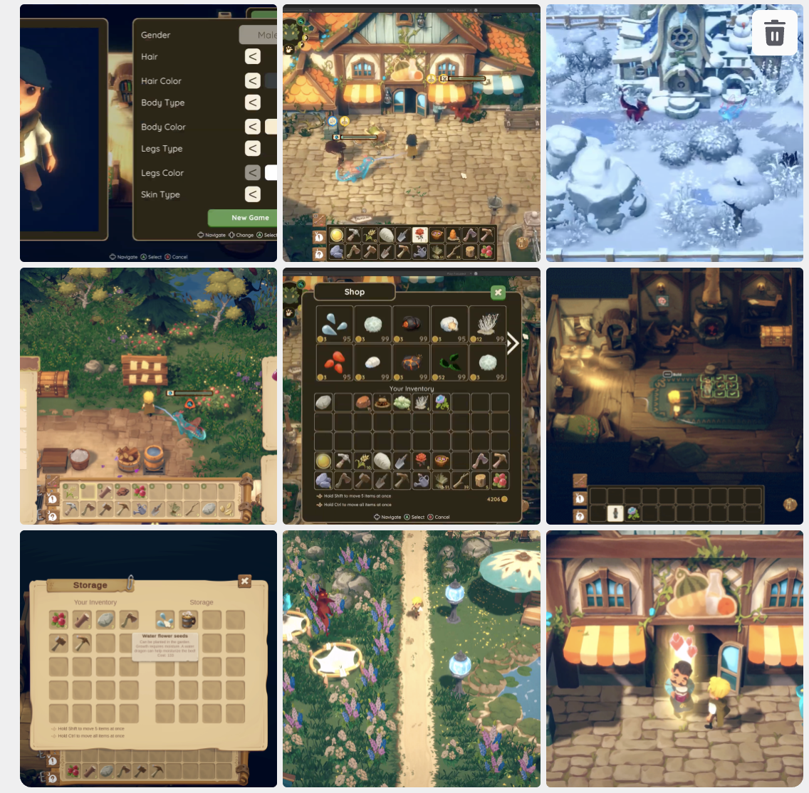An updated in-game screenshot of the shelter and its surroundings.