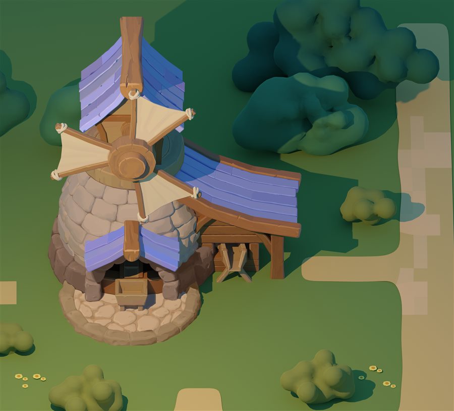 the windmill takes shape
