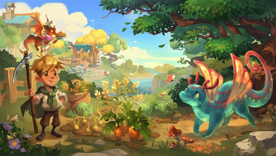 key art — the garden and its dragons